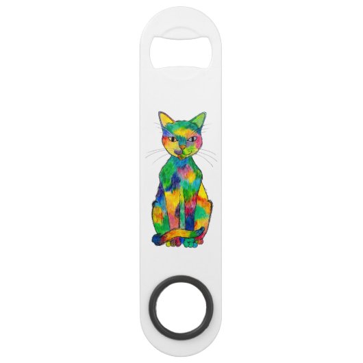 Rainbow Cat Speed Flasche Opener Flaschenöffner (Vorderseite)