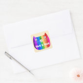 Rainbow Cat Sticker (Umschlag)