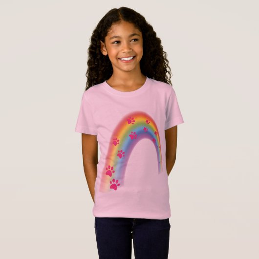 Rainbow-Cat T-Shirt (Vorne ganz)