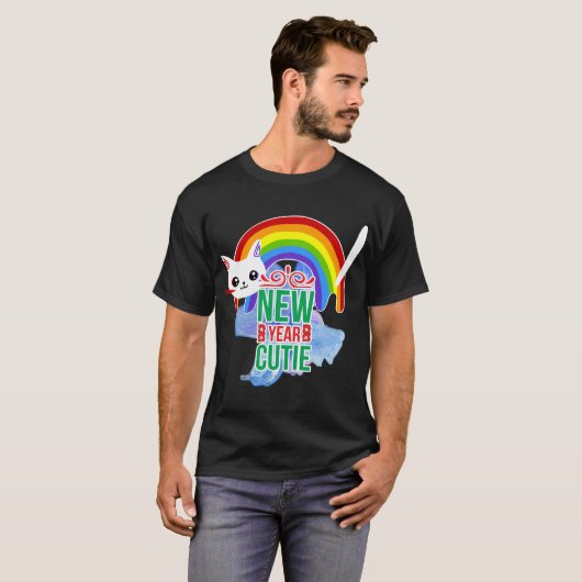 Rainbow Cat T-Shirt (Vorne ganz)