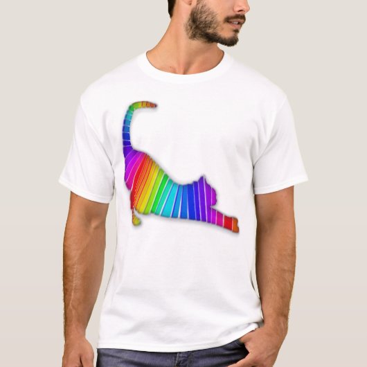 Rainbow Cat T-Shirt (Vorderseite)