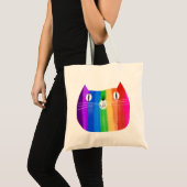 Rainbow Cat Tragetasche (Vorderseite (Produkt))