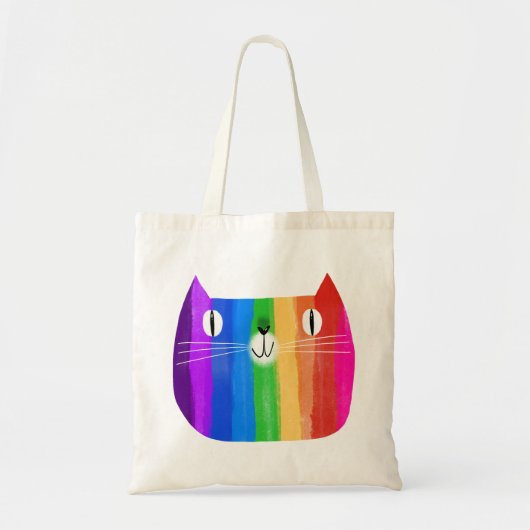 Rainbow Cat Tragetasche (Vorne)