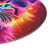 Rainbow Cat Vibes Schneidebrett (Ecke)