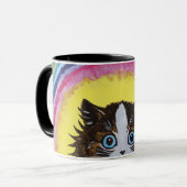 Rainbow Cat von Louis Wain Tasse (Vorderseite Links)