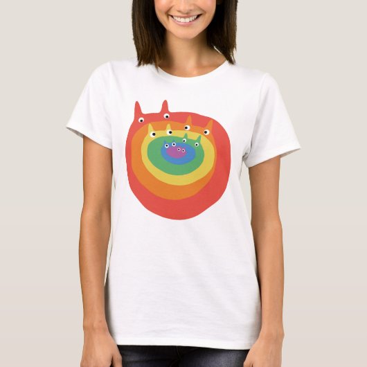 Rainbow Cats #2 T-Shirt (Vorderseite)