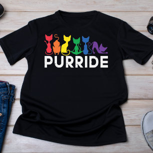 Rainbow Cats Purride LGBTQ Prix T-Shirt