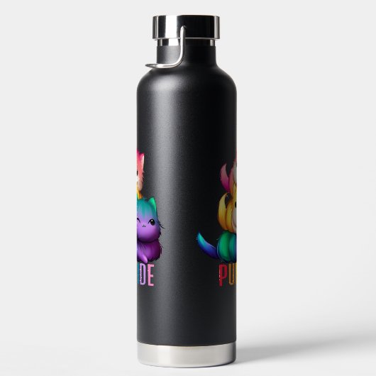 Rainbow Cats Purride Trinkflasche (Rechts)