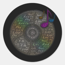 Rainbow-CD-Aufkleber