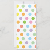 Rainbow Celebrate Foto Geburtstagsparty Einladung (Rückseite)