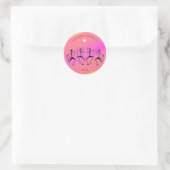 Rainbow Celebration Dance Sticker (Tasche)