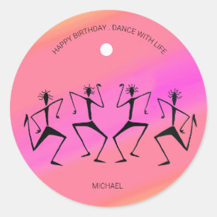 Rainbow Celebration Dance Sticker