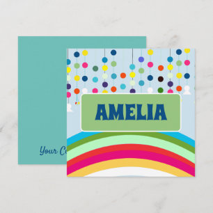 Rainbow Celebration Name Tag