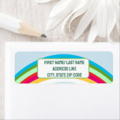 Rainbow Celebration Name Tag (Insitu)