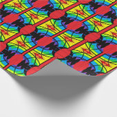 Rainbow Celebrations 2 Geschenkpapier (Ecke)