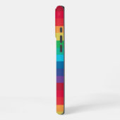 Rainbow Cell Case mit Herz und Name HAMbWG iPhone Hülle (Linke Seite)