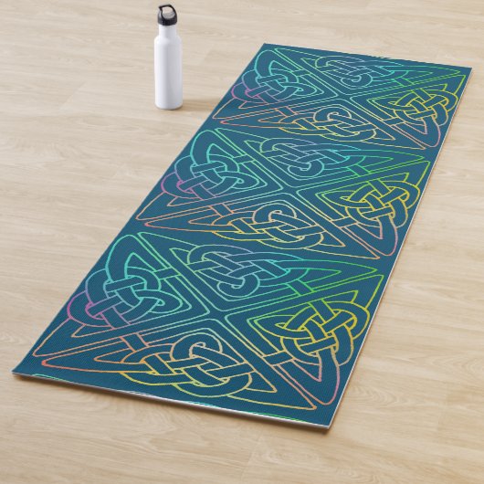 Rainbow Celtic Knot Yoga Mat Yogamatte (Beispiel)
