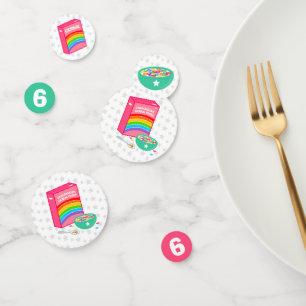 Rainbow Cereal Birthday Party Konfetti