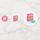 Rainbow Cereal Birthday Party Konfetti (Vorderseiten)