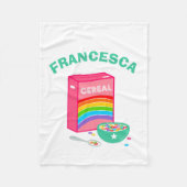 Rainbow Cereal Fleecedecke (Vorderseite)