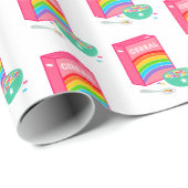 Rainbow Cereal Muster Geschenkpapier (Rolleneckpunkt)