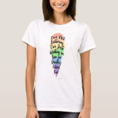 Rainbow Cfarbene Food Ice Cream Cone Fun Slogan T-Shirt (Vorderseite)