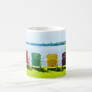 Rainbow Cfarbene Lakeside Adirondack Stühle Kaffeetasse