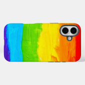 Rainbow Cfarbene Paint Strokes Case-Mate iPhone Hülle (Rückseite (Horizontal))