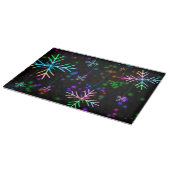 Rainbow Cfarbene Schneeflocken Schneidebrett (Ecke)