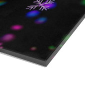 Rainbow Cfarbene Schneeflocken Schneidebrett (Ecke)
