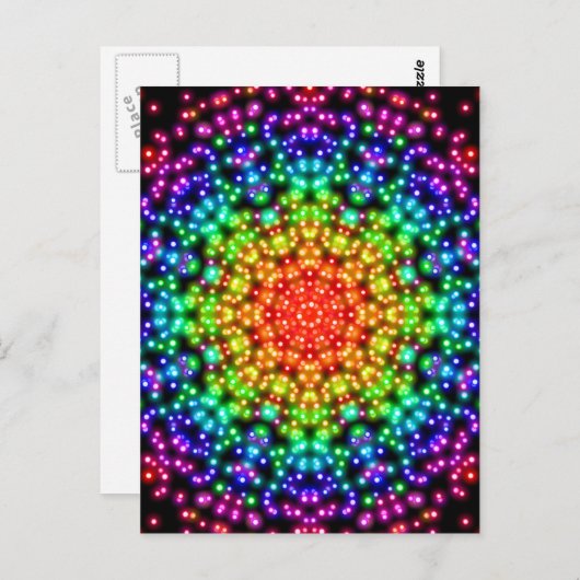 Rainbow Chakra Postkarte (Vorne/Hinten)