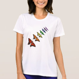 Rainbow Chakra-Schmetterlinge T-Shirt