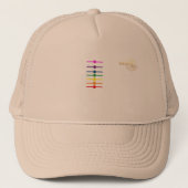 Rainbow Chakra Streifen unendlich Li Trucker Hat Truckerkappe (Vorderseite)