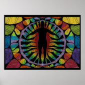 Rainbow Chakras Poster (Vorne)
