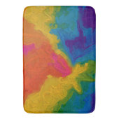 Rainbow Chalk Gradient Wirbel Badematte (Vorderseite Vertikal)