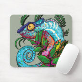 Rainbow Chameleon Mousepad (Mit Mouse)