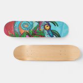 Rainbow Chameleon Skateboard (Horizontal)