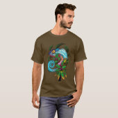 Rainbow Chameleon T-Shirt (Vorne ganz)