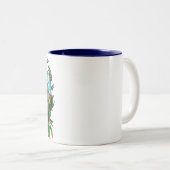 Rainbow Chameleon Zweifarbige Tasse (VorderseiteRechts)