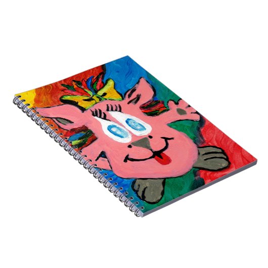 Rainbow Character Photo Notebook Notizblock (Rechte Seite)