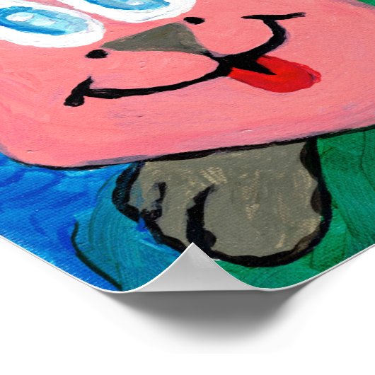 Rainbow Character Poster Paper (Semi-Gloss (Ecke)