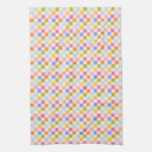 Rainbow-Checkerboard Geschirrtuch (Vertikal)