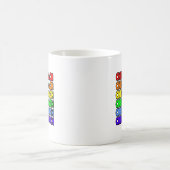 Rainbow Cheer Coach Kaffeetasse (Mittel)