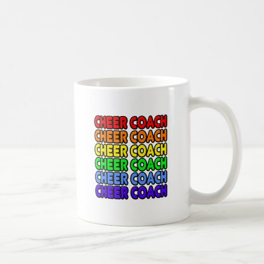 Rainbow Cheer Coach Kaffeetasse (Rechts)