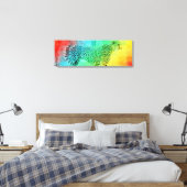 Rainbow Cheetah Leinwanddruck (Insitu (Schlafzimmer))