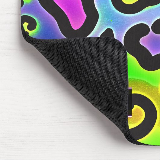 Rainbow Cheetah Leopard Computer Mouse Pad Mousepad (Ecke)