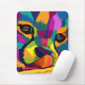 Rainbow Cheetah Mousepad (Mit Mouse)