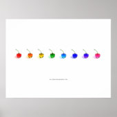 Rainbow Cherries Poster (Vorne)