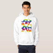 Rainbow Chest Hoodie (Vorne ganz)