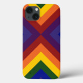 Rainbow Chevrons Case-Mate iPhone Hülle (Rückseite)